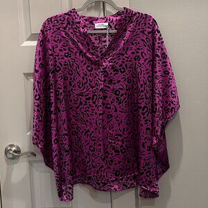 Emily Wonder Animal Print Blouse